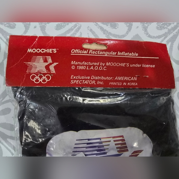 In Pkg 1984 Los Angeles Olympics Inflatable Seat Cushion – Vintage Collectible - Picture 3 of 5
